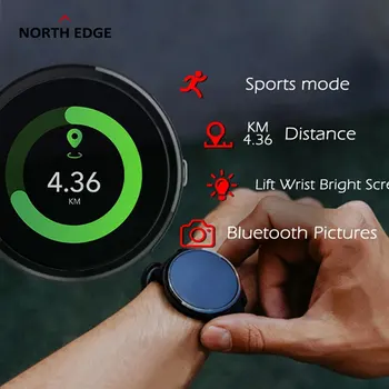 Šiaurės Krašto Saugo E101 Smart Žiūrėti KIAUŠINIŲ & PPG Širdies ritmo Sporto žiūrėti Stebėti Vaizdą 