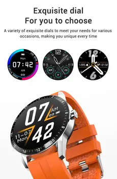Smart Watch Moterys Vyrai Smart Skambinkite Apyrankę Smart Fitness Tracker Su Silikono Dirželis Laikrodžiai, Skirta 