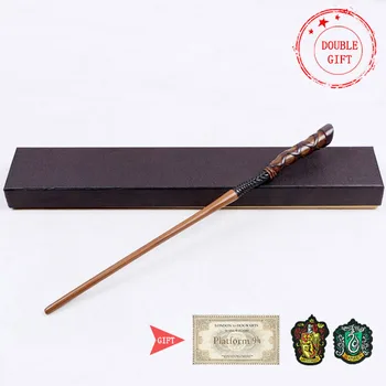 35-42cm Metalo Core Puodžiai Magic Wand 20 Rūšių Cosplay Dumbledore Voldemort Malfoy Snape Kalnas Žaislų Bilietų Ženklelis Kaip Dovana