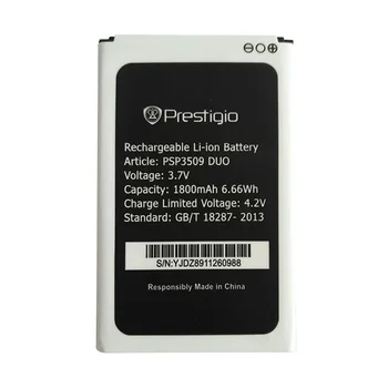 Nauja baterija PSP3509 Duo 1800Mah Pakeitimo Telefono Baterija Prestigio Wize D3, E3 K3 3509 PSP3509Duo