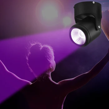 ANJOET 8W 15W Ultravioletinės šviesos LED Prožektoriai, 110V, 220V UV Fluorescencinės Lemputės 395nm Juoda Šviesiai Violetinė Lempos prom Apšvietimas