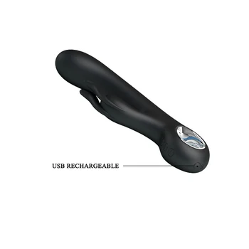 Gana Meilės USB Įkrovimo Moteriškos Lyties Vibratorius G-spot Massager Elektrinis Vibratorius Moterims Rabbit Vibratorius Sekso Produktai