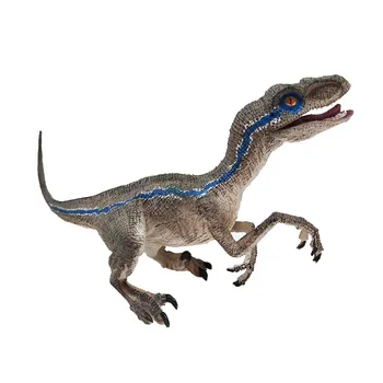 Mėlyna Velociraptor Dinozaurų Veiksmų Skaičius, Gyvūnų Modelio, Žaislų Surinkėjas Dinozaurų lėlės Dinozaurų Modelis Veiksmo ir Žaislas Duomenys Modelis Dovana
