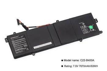 KingSener Korėja Ląstelių C22-B400A Nešiojamas Baterija ASUS Pro Advanced BU400 BU400V BU400A Ultrabook C22-B400A 7.5 V 7070mAh 53WH