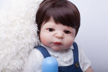 55cm Full Body Silikono Reborn Baby Lėlės, Žaislai Žaisti Namuose Naujagimis Berniukas Kūdikio Gimtadienio Dovana Kalėdų dovana Maudytis Žaislas
