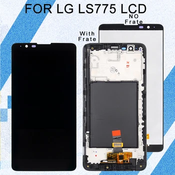 1pcs Catteny LS775 Ekranas LG Stylus 2 Lcd K520 Ekranas Jutiklinis Ekranas skaitmeninis keitiklis Asamblėjos Repalcement Su Rėmu Nemokamas Pristatymas