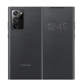Samsung Originalus LED Peržiūrėti Piniginės Padengti Apsaugos Atveju Galaxy Note 20 Ultra Note20 5G Miego Funkcija Kortelė Kišenėje