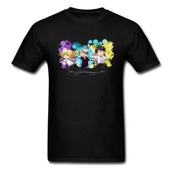 Gimė, Kad Istoriją T-shirt Vyrams JURIJUS!!! Ant LEDO Anime Marškinėliai Madinga Vasaros Drabužių Medvilnės Marškinėlius Juoda Viršuje Tee
