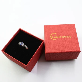 VS klasės natūralus tanzanite sidabro žiedas dalyvavimo 0.5 ct tanzanite žiedas woamn 925 sidabro tanzanite papuošalai romantiška dovana