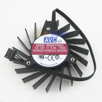 Visiškai naujas originalus AVC BASA0710R2U Quadro Q4000 2GB vaizdo plokštės ventiliatorius