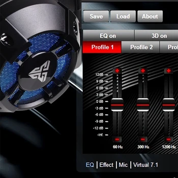 Fantech Hg11 Virtualus 7.1 Kanalo Erdvinio Bass Stereo Gaming Ausinės, Triukšmo Panaikinimo Led Ausines Ir Per Ausis, Ir 3,5 Mm Ausinių W