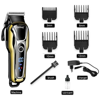 100-240V įkrovimo plaukų žoliapjovės profesionali plaukų clipper plaukų skutimo mašina, plaukų pjovimo barzda elektrinis skustuvas belaidžius