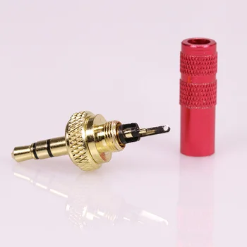 10vnt Mini Jack 3,5 mm 3 Polių Stereo Jack Plug Varžtas Užraktas Litavimo Garso 3 Pin 3.5 mm Jungtis, skirta 