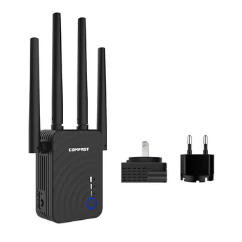 Comfast 1200Mbps Belaidžio Wifi extender Wifi Kartotuvas/Router Dual Band 2.4&5.8 Ghz 4 Wi fi Antena ilgo Nuotolio Signalo Stiprintuvas