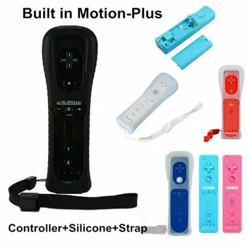 Už Nintend Wii Wireless GamePad Nuotolinio ControleController Kreiptuką Be Motion Plus+Nunchuck Nintendo Wii Priedai
