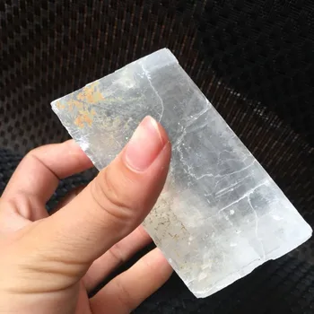 500g Natūralaus dydžio kvadrato kalcitas akmenys Islandija boksuotis Kvarco Kristalo Roko Energijos Mineralinių Pavyzdys Gydymo