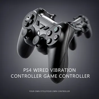 PS4 Laidinio Valdytojas Žaidimų Valdiklis Vibracijos Valdiklis Sony PS4 laidinio gamepad Gamepad Vaizdo Žaidimas USB Joystick Controller