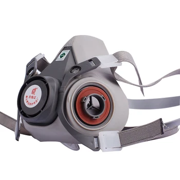 383G Respiratorius dujokaukę Silikagelio Galvos montuojamas Modulinis Kvėpavimo kaukė 4 modeliai nuo Cheminės pramonės Saugos kaukė