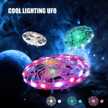 Anti-susidūrimo Vertus Skraidantys UFO Kamuolys Ultra Ryškus LED Mini Indukcijos Pakabos RC Lėktuvų Ūžesys Vaikams Dovanos