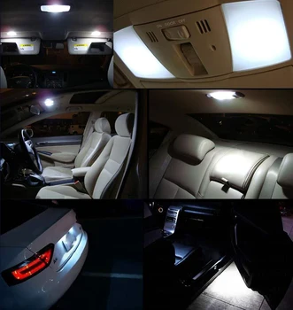JGAUT 20pcs Automobilio LED Lemputės Interjero Paketas Rinkinys, Skirtas 