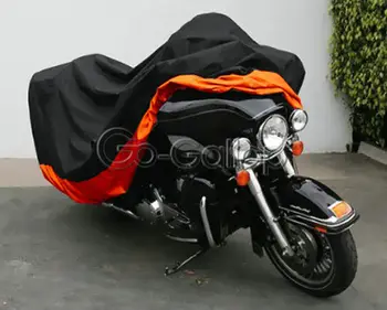 XXXL Oranžinė Motociklas Padengti Harley Davidson Street Glide Electra Glide Ultra Classic FLHTCU Kelių Karalius 