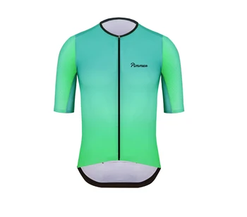 2019 Pimmer žalia colourborn trumpas rankovės dviračių džersis Kelių mtb dviračių lenktynių marškinėliai spandex medžiaga su geriausios kokybės