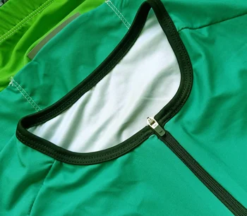 2019 Pimmer žalia colourborn trumpas rankovės dviračių džersis Kelių mtb dviračių lenktynių marškinėliai spandex medžiaga su geriausios kokybės