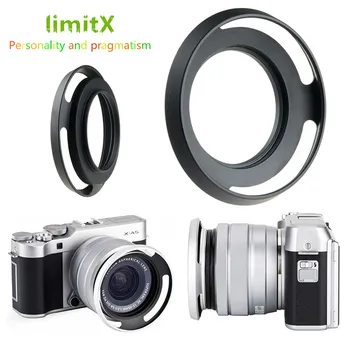 43mm Metalo Liejo Objektyvo Gaubtas, skirtas Fujifilm X-E3 XE3 su XF 23 mm XF23mm f/2 R WR Objektyvas R WR objektyvu Skaitmeninis Fotoaparatas