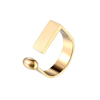 SOMMAR internetu indijos Aukso spalvos 7 dydžio vestuvinį žiedą, moterims Minimalizmas kainos eurais kaulų