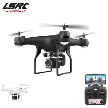 LANSENXI 2020 naujas RC drone F68 WiFi FPV 4K HD kamera ESC oro fotografija, RC quadrotor drone, 25 minučių skrydžio, dovana