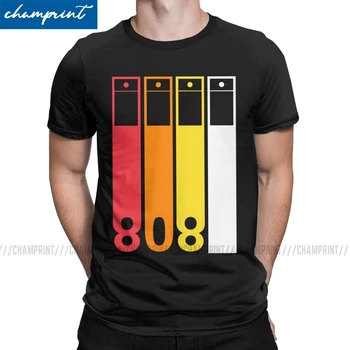 Vyriški T-Shirt Roland TR-808 Drum Machine Humoro Tees Trumpas Rankovės Būgnininkas Būgnai Rock Muzikos Marškinėliai Crewneck Drabužiai Plius Dydis