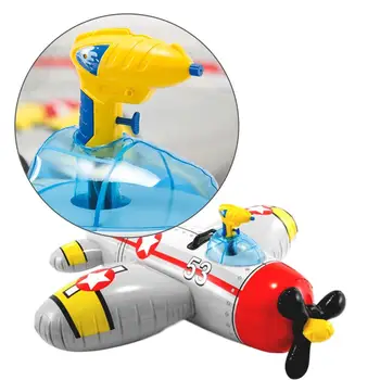 Plaukti Lėktuvo Patvarus Pripučiami Ride-on Squirter Naikintuvas Vandens Žaislas, Skirtas Vaikams nuo 3 Metų amžiaus