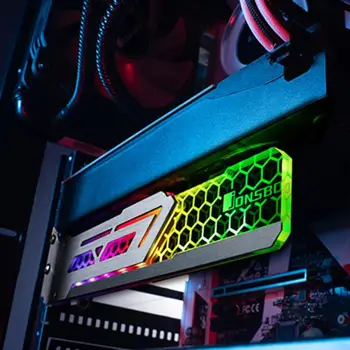 Jonsbo V3 3 Pin DC12V RGB Grafika Kortelės Palaikymas Rėmo Spalvingas Automatinis LED Keitimas Universalus Vaizdo Kortelės Turėtojas Laikiklis Newst