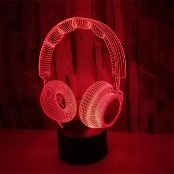 Ausines 3D Naktį Šviesos diodų (LED) Namuose Miegamojo Puošimas Lempos Berniukas Vaikams Dovanų Kūrybos Lamparas Luminaria Mielas Apdailos Apšvietimo laisvų Rankų įranga