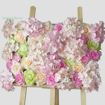 40x60cm Dirbtinio Šilko Rožė Hydrangea Gėlių Sienos Romantiška Vestuvių Fotografija Rekvizitai Foto PASIDARYK pats Fonas Panelės Apdaila