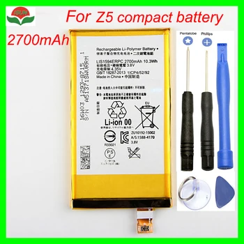 ISUNOO Mobiliojo Telefono Baterija Sony Z5 susitarimo Dėl Z5C Z5 mini E5823 2700mAh LIS1594ERPC Baterijos Pakeitimas Remonto Įrankiai