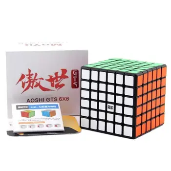 6x6x6 Įspūdį MoYu Aoshi GTS 6x6 Kubo Profesinis Iššūkis Magic Cube Puzzle Žaidimas Vaikui dovana Žaislai Lašas Laivybos