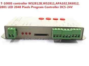 1pcs T1000S T-1000S SD kortelę WS2801 WS2811 LPD6803 led pikselių RGB valdiklis full DC5V-24V RGB vaizdo