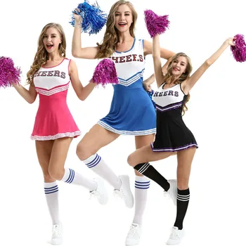 Moterų Ir Mergaičių Cheerleaders Uniformas, Krepšinio,Futbolo Žaidimas Nacionalinės & Club & Mokyklos Komanda Cheerleaders Suknelė 2019 Naujas