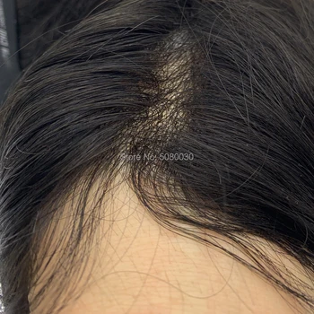 V-linijos mazgas thinest nematomas bazė skaidri spalva toupet plaukų pakeitimo sistemų ploni plaukai