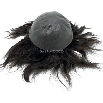 V-linijos mazgas thinest nematomas bazė skaidri spalva toupet plaukų pakeitimo sistemų ploni plaukai