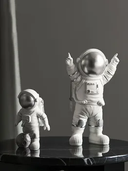 Mados Astronautas Statulėlės Dervos Kosmonautas Statula Astronautas Pav Stalo Papuošimai Namų Dekoro Moden Kambarį Apdaila