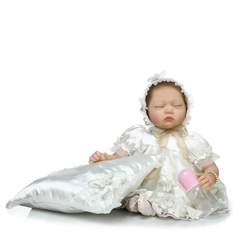 22inch 55cm naujo dizaino reborn baby doll puikus arti akių baby doll, silikonas, vinilas minkštas nekilnojamojo touch Kalėdų dovanos