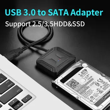 2.5/3.5 Colių Kietąjį Diską Konverteris, Skirtas Samsung WD Seagate HDD SSD Adapterio Kabelis USB 3.0 Prie Sata Kietąjį Diską Jungtys