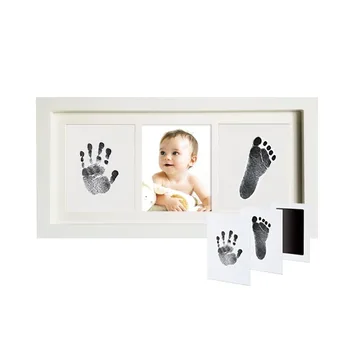 Kūdikis, Ranka Pėdsaką Kūrėjai Foto Rėmelis Rašalo Spausdinimo Pagalvėlės Saugojimo Memento Kūdikio Suvenyrai Stalčių Inkless Handprint Liejimas