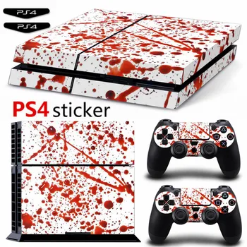 Kraujo Ps4 Lipdukas Vinilo Padengti Decal PS4 Odos PS4 Konsolės ir 2 Kontroleriai