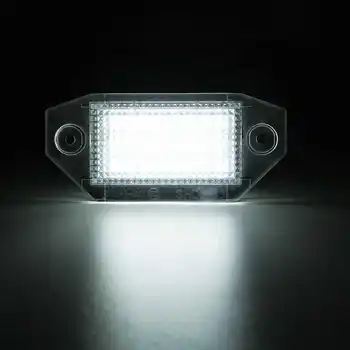 2vnt Automobilių Licenciją Plokštelės Šviesos 12V LED Skaičius Lempos Plokštė Šviesos Uodegos Šviesos Ford Mondeo MK3 2000-2007 m.