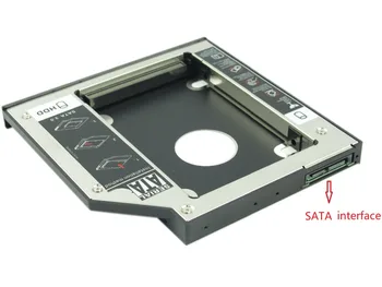 WZSM NAUJAS 9.5 mm, SATA 2-asis SSD HDD Caddy Lenovo Ideapad G51-35 500-15ISK 500-15ACZ UJ8HC GUC0N Kietajame Diske Caddy