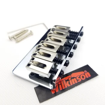 Wilkinson Elektrinė Gitara Fiksuotojo Tiltas, String Per Tiltą Steg Tailpiece string tarpai 10.5 mm WOF01 