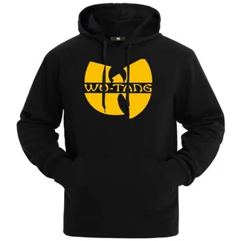 Wu Tang Clan Hoodie Mados Hip-Hop Grupės Logotipas Dizaino Hoodies Mados Ilgomis Rankovėmis Su Gobtuvu Palaidinukė Rap Muzikos Topai